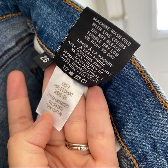 Hudson Krista Super Skinny Ankle Jeans Raw  Hem - Picture 8 of 9